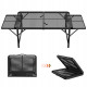 Складной туристический стол чемодан для кемпинга 91x40x27см с ручкой