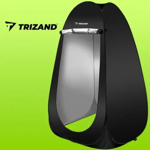 Палатка туристическая кемпинговая Trizand 23492 самораскладная для переодевания под душ или туалет 190х110х110см с чехлом