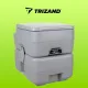 Портативный туалет туристический Trizand 24498 серый