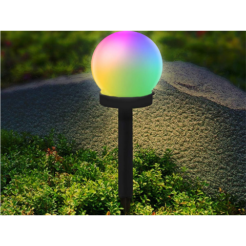 Світильники-кулі RGB на сонячних батареях 4 шт Solar Globe