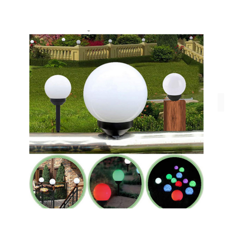 Світильники-кулі RGB на сонячних батареях 4 шт Solar Globe
