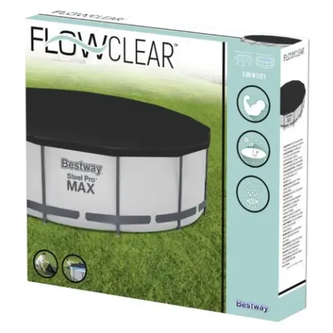 Накрытие для каркасного бассейна 366 см. BESTWAY 58037