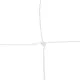 Металлическая сетка для футбольных ворот 213x150x90 см