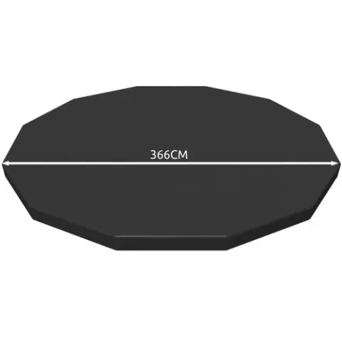 Накрытие для каркасного бассейна 366 см. BESTWAY 58037