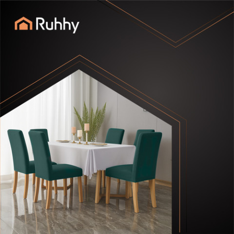 Чохли-накидки Ruhhy на стільці - 6 шт. пляшка