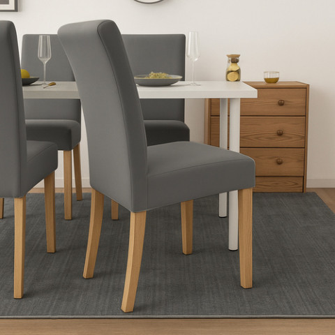 Чохли-накидки Ruhhy на стільці - 6 шт. темно-сірі