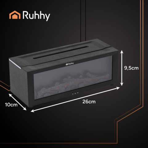 Ароматичний зволожувач повітря 150 мл з ефектом полум’я Ruhhy 