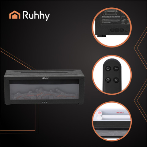 Ароматичний зволожувач повітря 150 мл з ефектом полум’я Ruhhy 