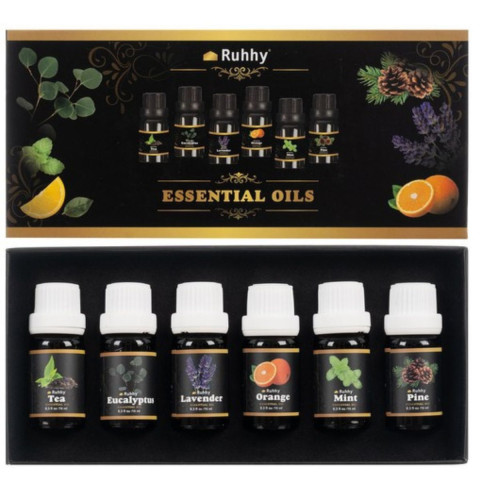 Эфирное масло 10мл. в наборе 6 шт RUHHY 21939