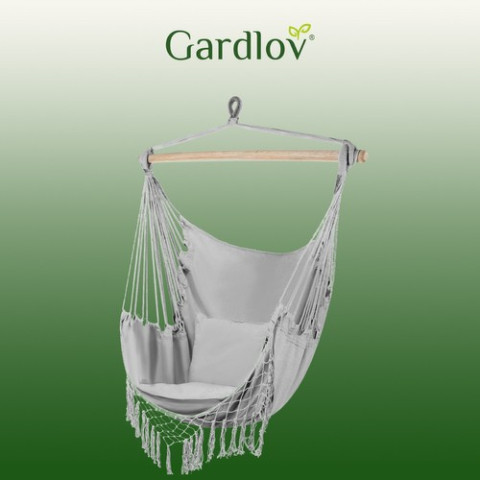 Гамак - Крісло бразильське сіре Gardlov 23671