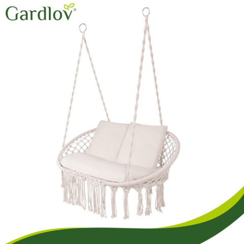 Подушка для садової гойдалки GARDLOV гніздо лелеки для 2 осіб бежева
