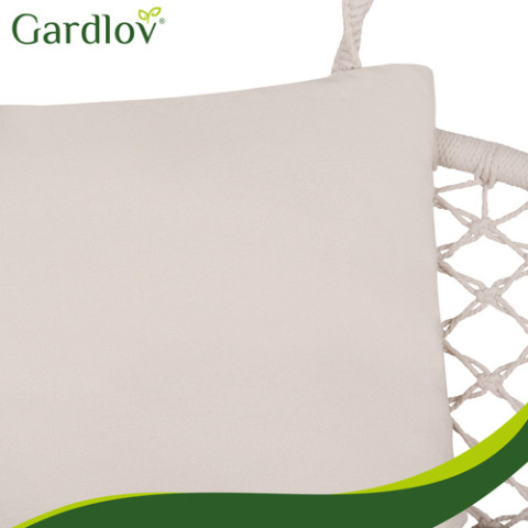 Подушка для садової гойдалки GARDLOV гніздо лелеки для 2 осіб бежева