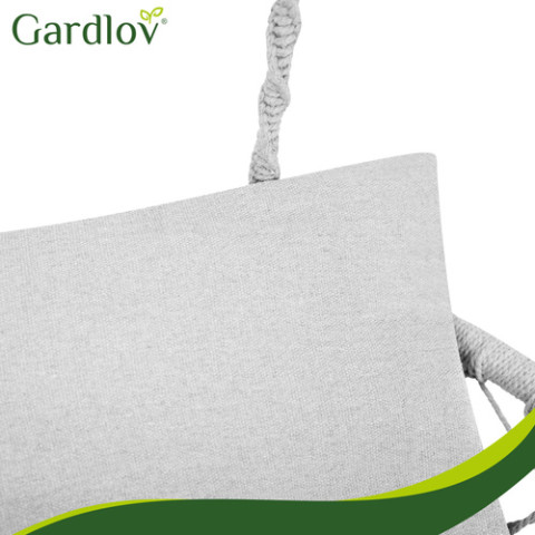 Подушка для садовых качелей GARDLOV гнездо аиста для 2 человек серая