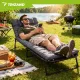 Складной садовый шезлонг 192x68x28 см Trizand 27633 серый