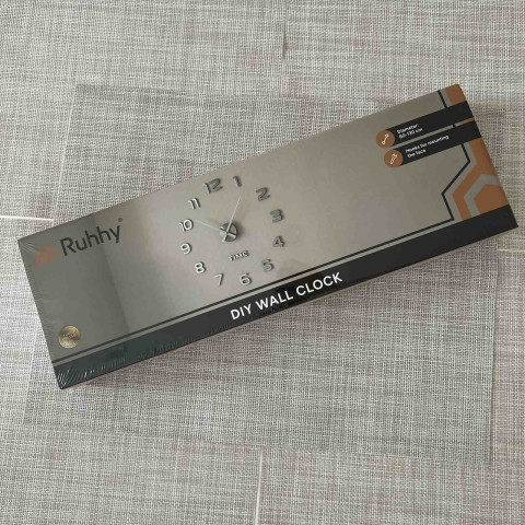 Великий настінний 3D годинник Ruhhy 22143