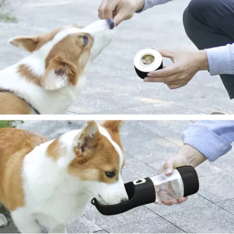 Дорожня поїлка з мискою для собак Purlov 21033  