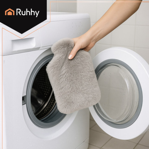 Гумова грілка з чохлом 1,8 л Ruhhy 