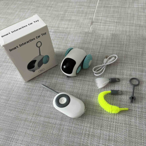 Інтерактивна іграшка для котів з пультом HD-7075 блакитна