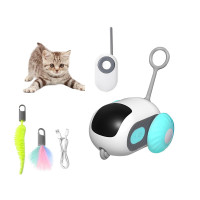 Інтерактивна іграшка для котів з пультом HD-7075 блакитна