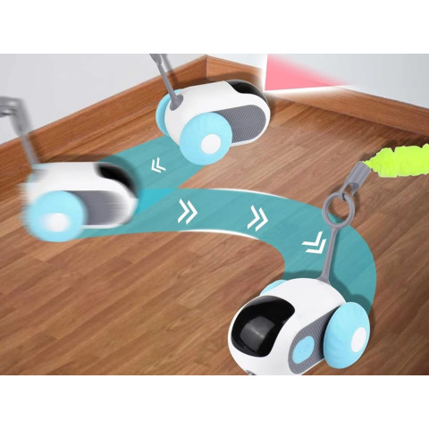 Інтерактивна іграшка для котів з пультом HD-7075 блакитна