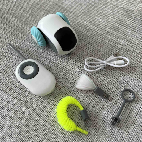 Інтерактивна іграшка для котів з пультом HD-7075 блакитна