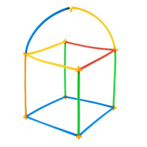 Блоки - соломинки дитячий конструктор 408 елементів