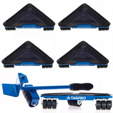 Набір роликів для переміщення меблів із гумовим покриттям Tagred