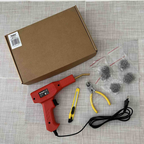 Термостеплер-паяльник для ремонту пластику WG-X70 скоби 200 шт.