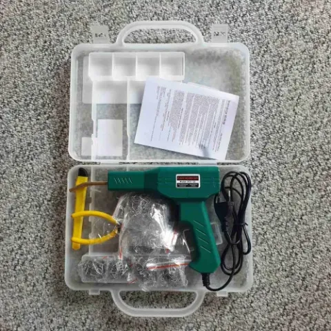 Термостеплер зі скобами 500 шт Renew Force PWG-1 для ремонту бамперів, пластикових деталей