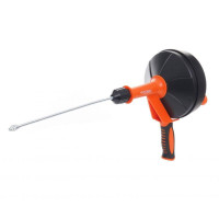 Трос для очистки канализационных труб Kraft&Dele KD11765 Спираль длина 7,6 м