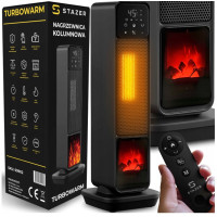 Вентиляторный обогреватель с эффектом каминного пламени 2200 Вт. Stazer TURBOWARM