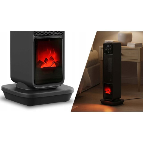 Вентиляторный обогреватель с эффектом каминного пламени 2200 Вт. Stazer TURBOWARM