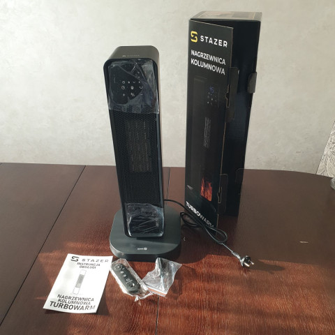 Вентиляторный обогреватель с эффектом каминного пламени 2200 Вт. Stazer TURBOWARM