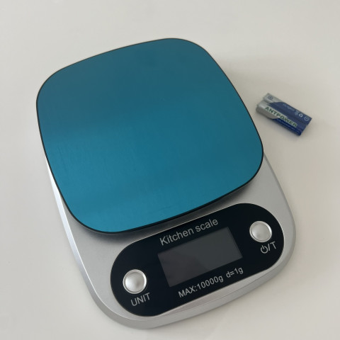 Цифрові кухонні ваги 10000 г/0,1 гр. срібні OR1098