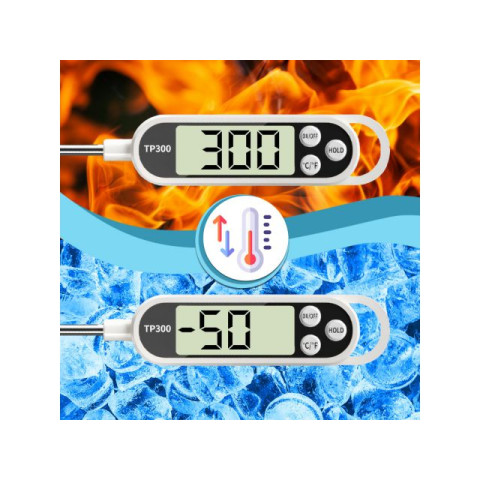 Цифровий кухонний термометр для їжі з РК-дисплеєм ER1061 