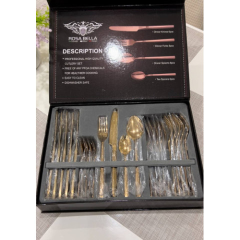 Набор столовых приборов Rosa Bella 24 шт.