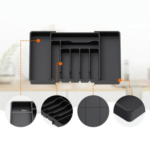 Пластиковая вставка/органайзер для ящика 33-57 см ORG-57