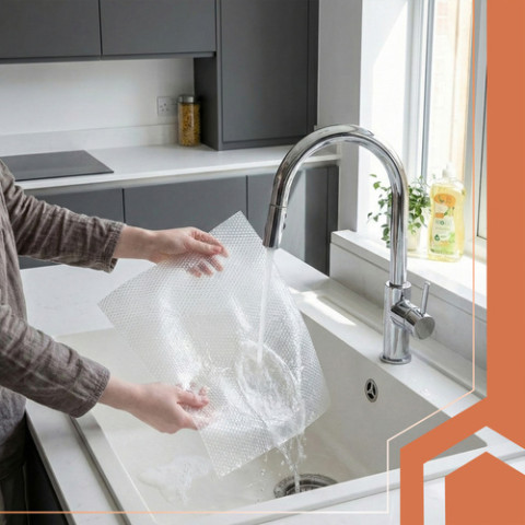 Протиковзкий килимок для шухляд 500x50 Ruhhy 24897 білий