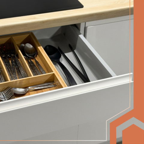 Противоскользящий коврик для ящиков 500x50 Ruhhy 26866 серый