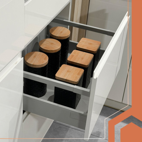 Противоскользящий коврик для ящиков 500x50 Ruhhy 26866 серый