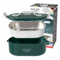 Електричний термічний ланчбокс Adler із підігрівом 220 в. зелений