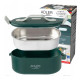 Електричний термічний ланчбокс Adler із підігрівом 220 в. зелений