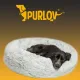 Лежак для собаки Purlov сірий 22759