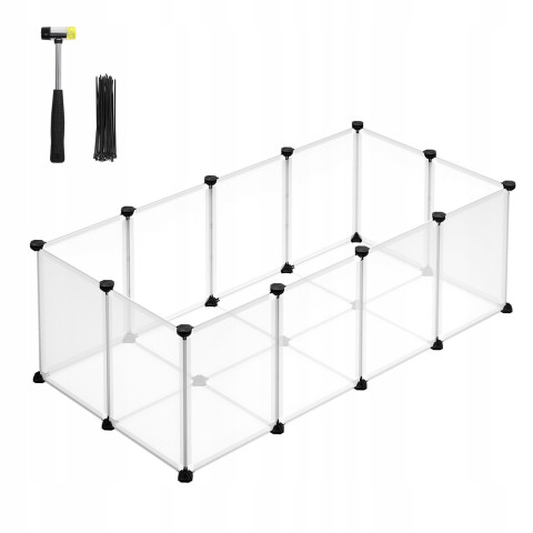 Маленький вольєр 42 x 125 x 63 см для гризунів Songmics