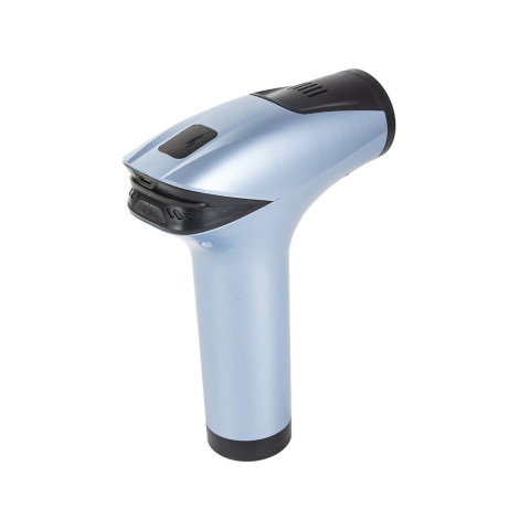 Вібраційний масажний пістолет для ніг спини тіла 5 насадок блакитний