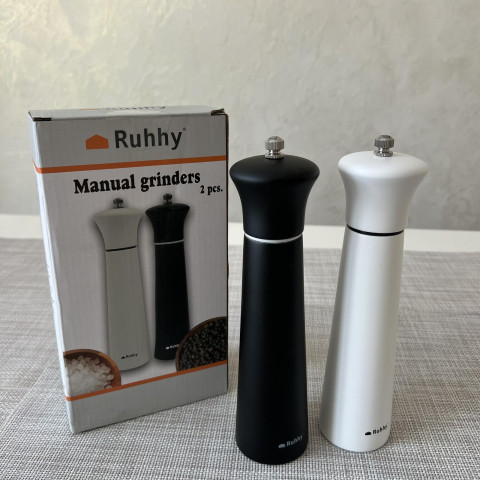 Комплект дерев’яних млинів для спецій 2 шт Ruhhy 24721
