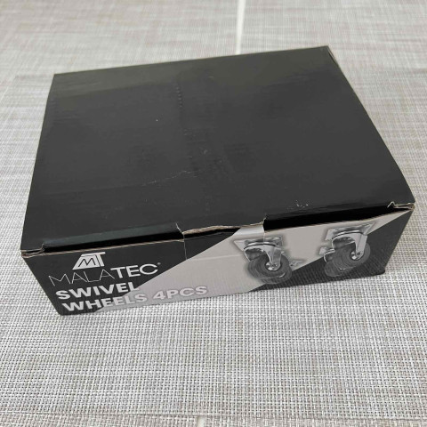 Комплект поворотных колес с тормозами Malatec 22537