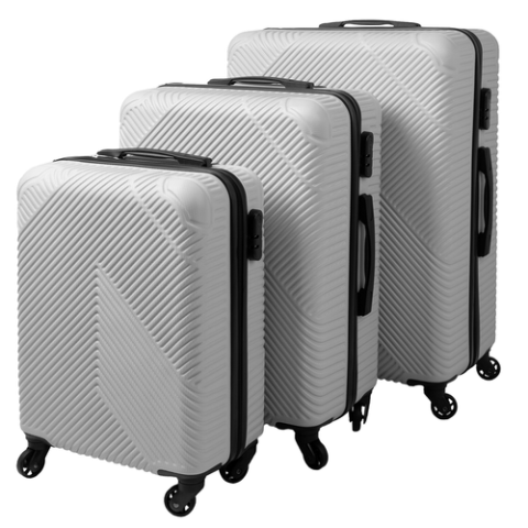 Комплект валіз 3 в 1 Trizand сірий