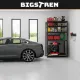 Металевий cтелаж для зберігання 180x90x40 Bigstreen чорний 