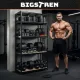 Металевий cтелаж для зберігання 180x90x40 Bigstreen чорний 